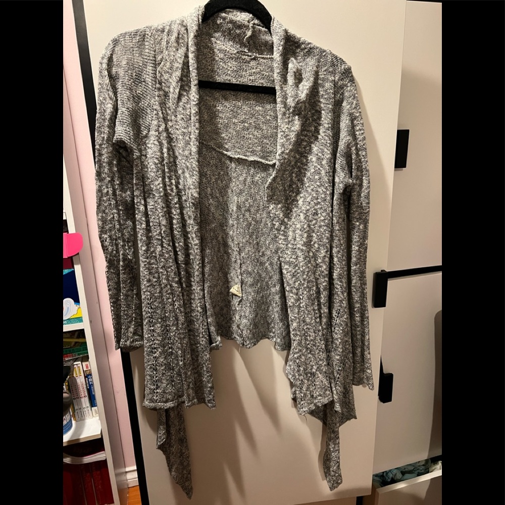 Grey cardigan